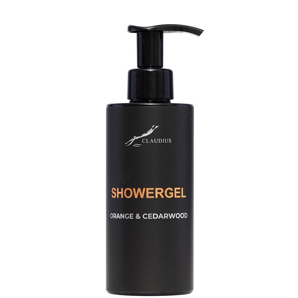 Гель для душу Orange & Cedarwood Апельсин та кедр чорний флакон із помпою 300 мл, фото №1