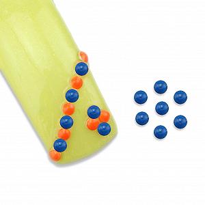 Стразы для ногтей EigenArt Неоновые кабошоны Неоновый синий - Фото 1