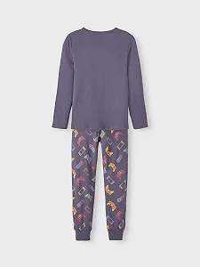 Піжама NAME IT Сірий камінь Game Noos для хлопчиків synthetic.ua - Фото 1