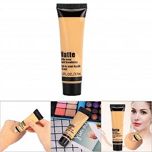 Крем-основа Miss Rose Face Liquid Foundation Matte Wear Concealer Sun Block (Бежевий 4) synthetic.ua - Фото 1