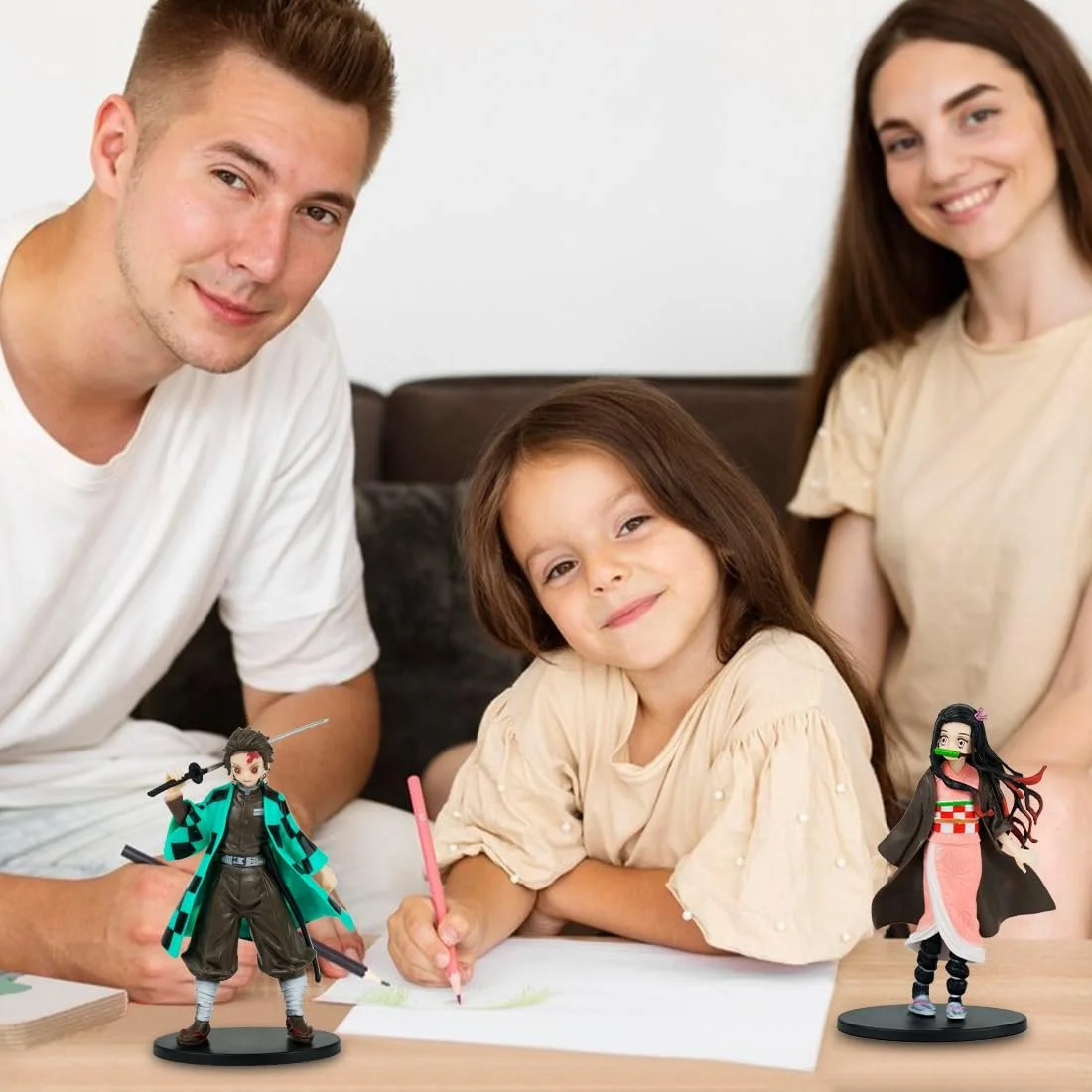 Набор фигурок Statue 2 шт. 15 см Waterproof, фото №7