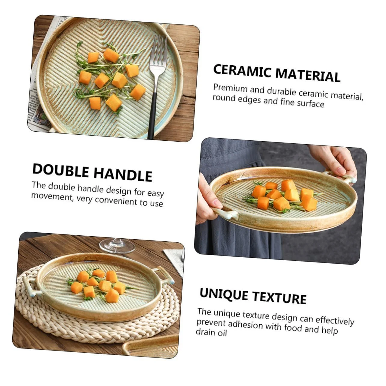 Форма для запекания TOYANDONA Retro керамическая квадратная термостойкая, фото №9 Форма для запекания TOYANDONA Retro керамическая квадратная термостойкая, фото №9