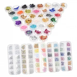 Набор для маникюра Beavorty, аксессуары для ногтей, драгоценные камни для ногтей, украшения для ногтей для женщин, конфетти для вечеринок, необходимые вещи для нейл-мастера, декор для маникюра для женщин - Фото 1