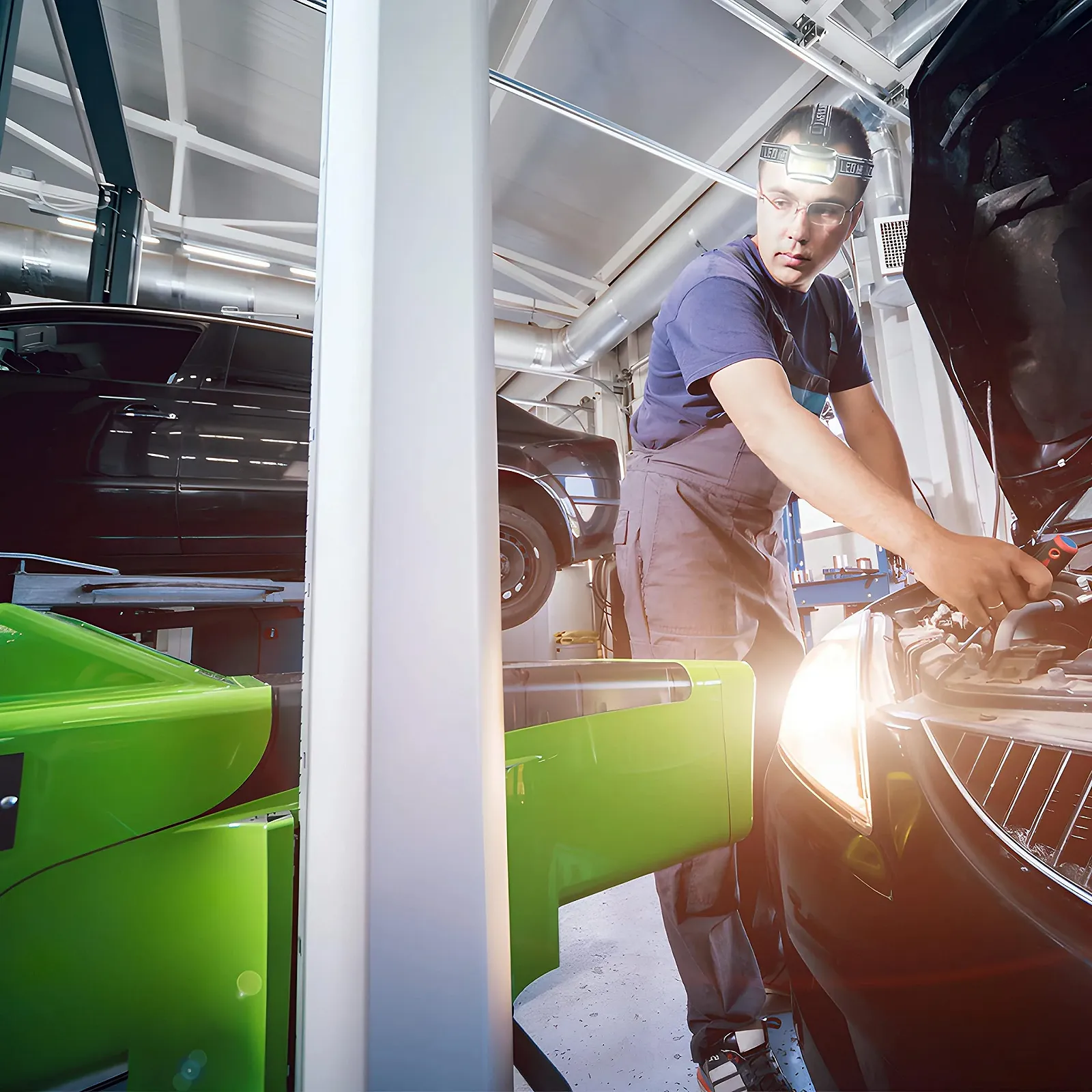 Налобний ліхтар Retoo LED, 3 режими освітлення, водонепроникний, легкий, 400 люмен, фото №7