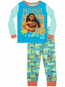 Піжама Disney Moana Slim Fit для дівчат - Фото 1