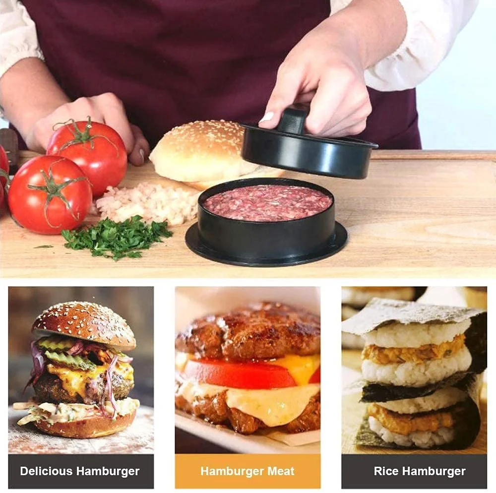 Пресс для бургеров 3-в-1 Non-Stick Burger Press Kit Антипригарный, фото №2