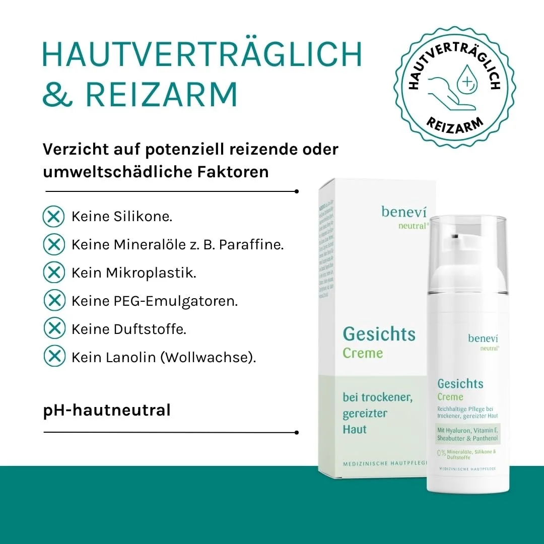 Крем для обличчя benevi Face Cream Rich Care 2 x 50 мл, фото №6 Крем для обличчя benevi Face Cream Rich Care 2 x 50 мл, фото №6