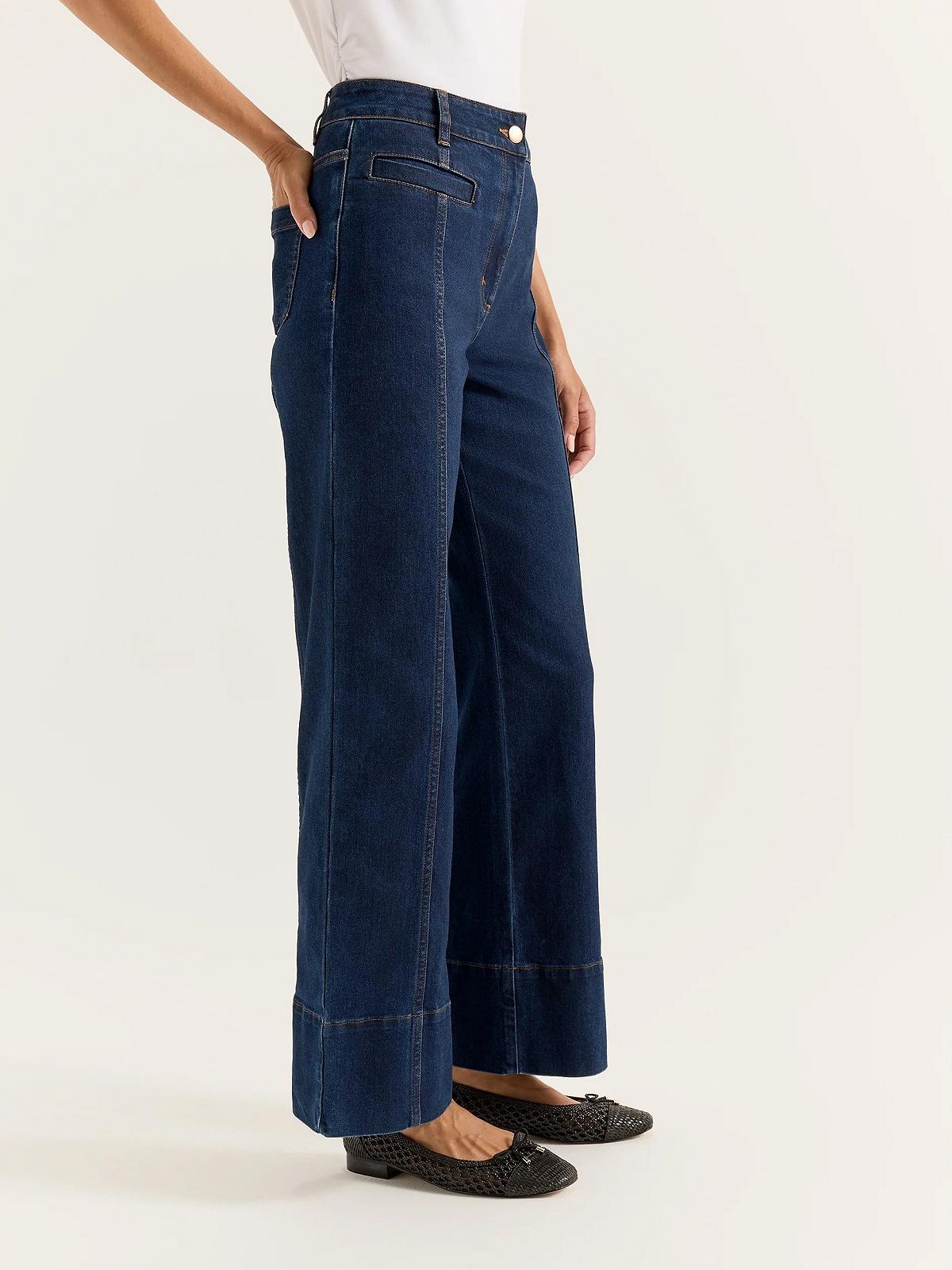 Жіночі джинсові штани MAVI GEORGIA Dark Random Sporty - 28, фото №3