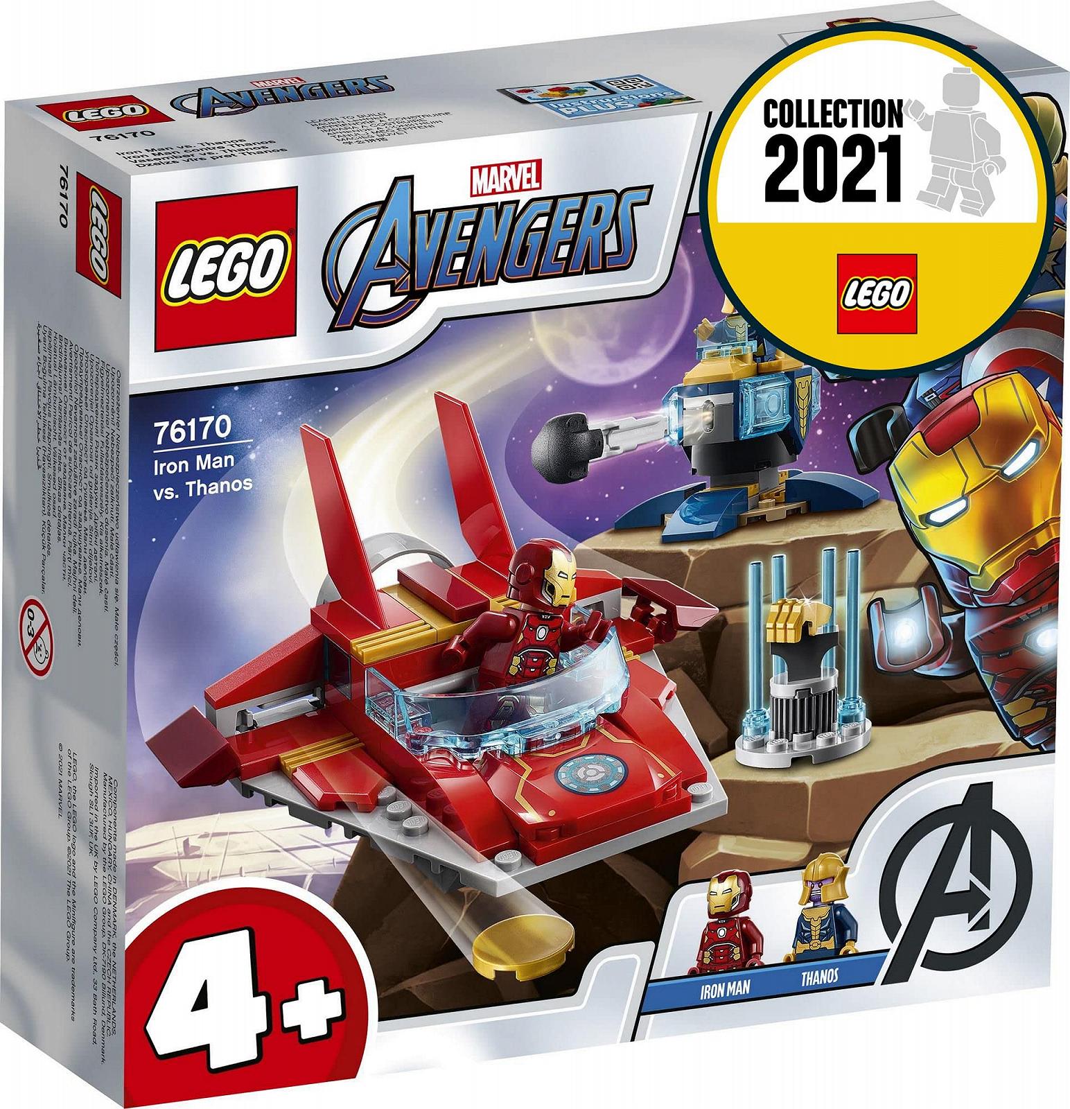 Конструктор LEGO Marvel Avengers 76170 Iron Man проти Таноса з літаком та 2 фігурками супергероїв для дітей від 4 років, фото №2