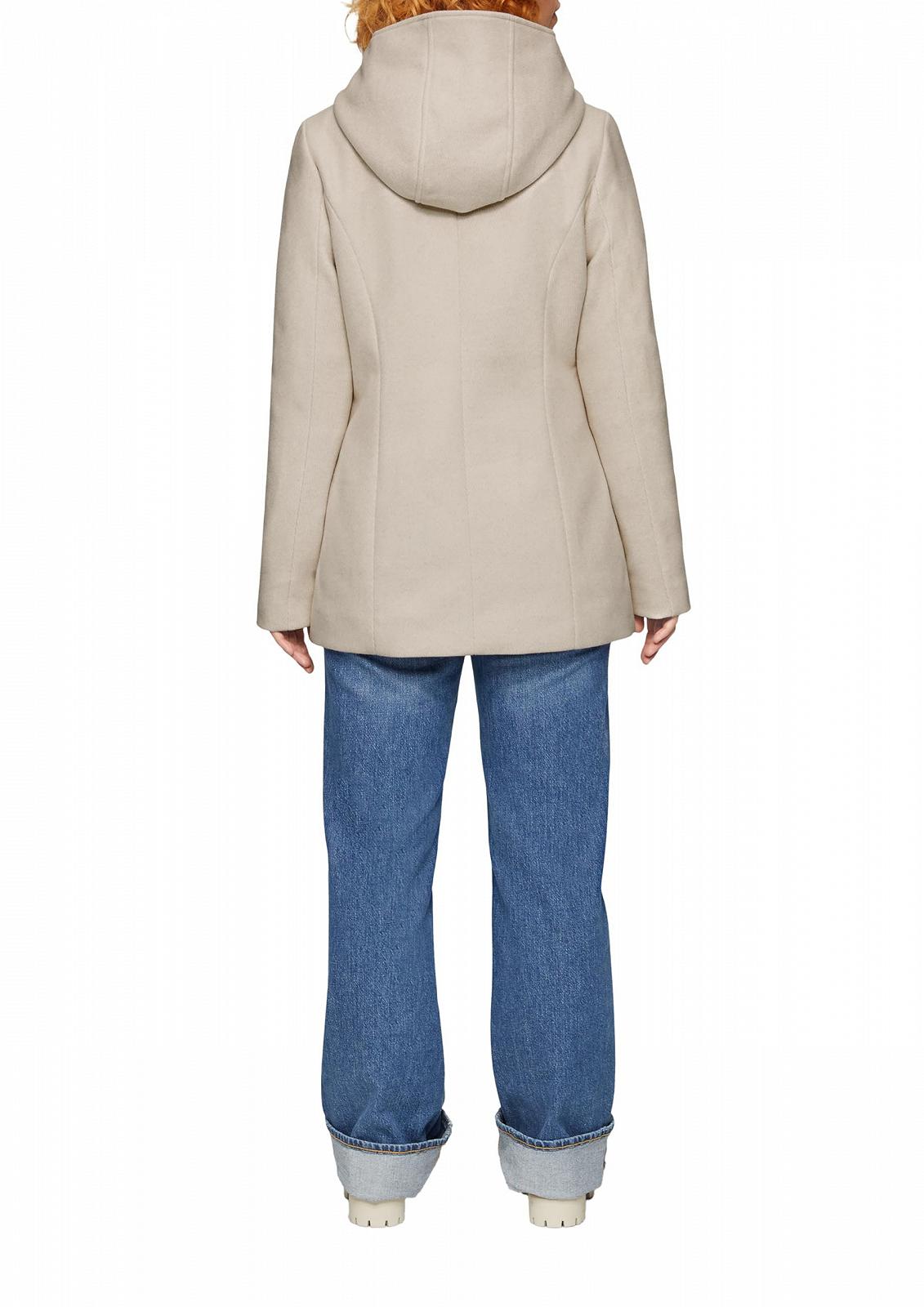 Куртка з капюшоном QS Вовняний вигляд, фото №4 Куртка з капюшоном QS Вовняний вигляд, фото №4