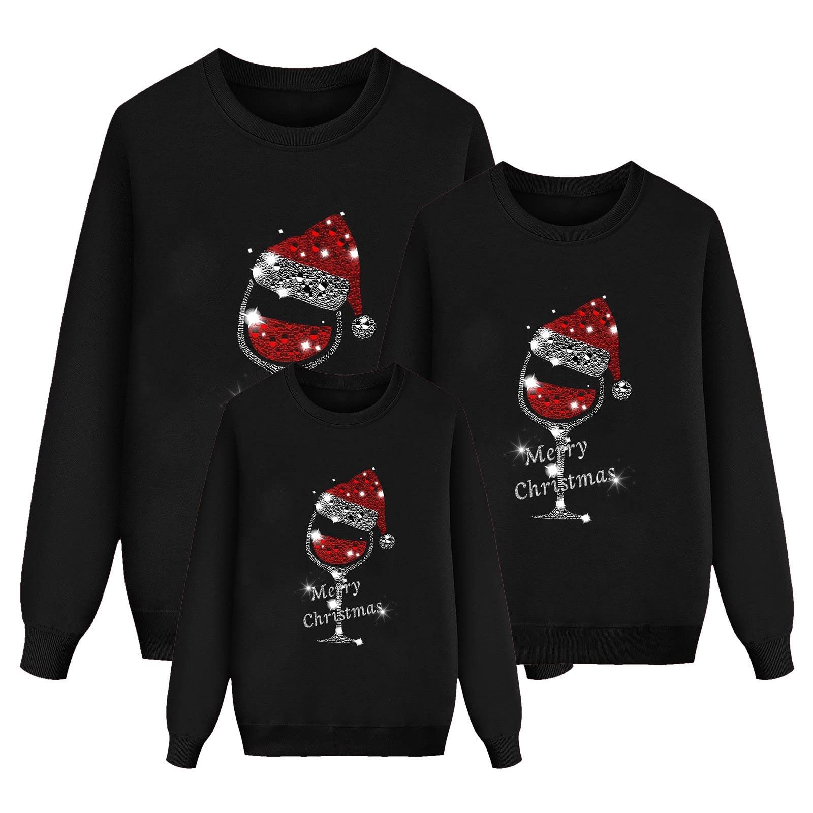 Рождественский свитер LIANGTUOHAI Свободный крой Длинный рукав Рождественский принт, фото №5 Рождественский свитер LIANGTUOHAI Свободный крой Длинный рукав Рождественский принт, фото №5