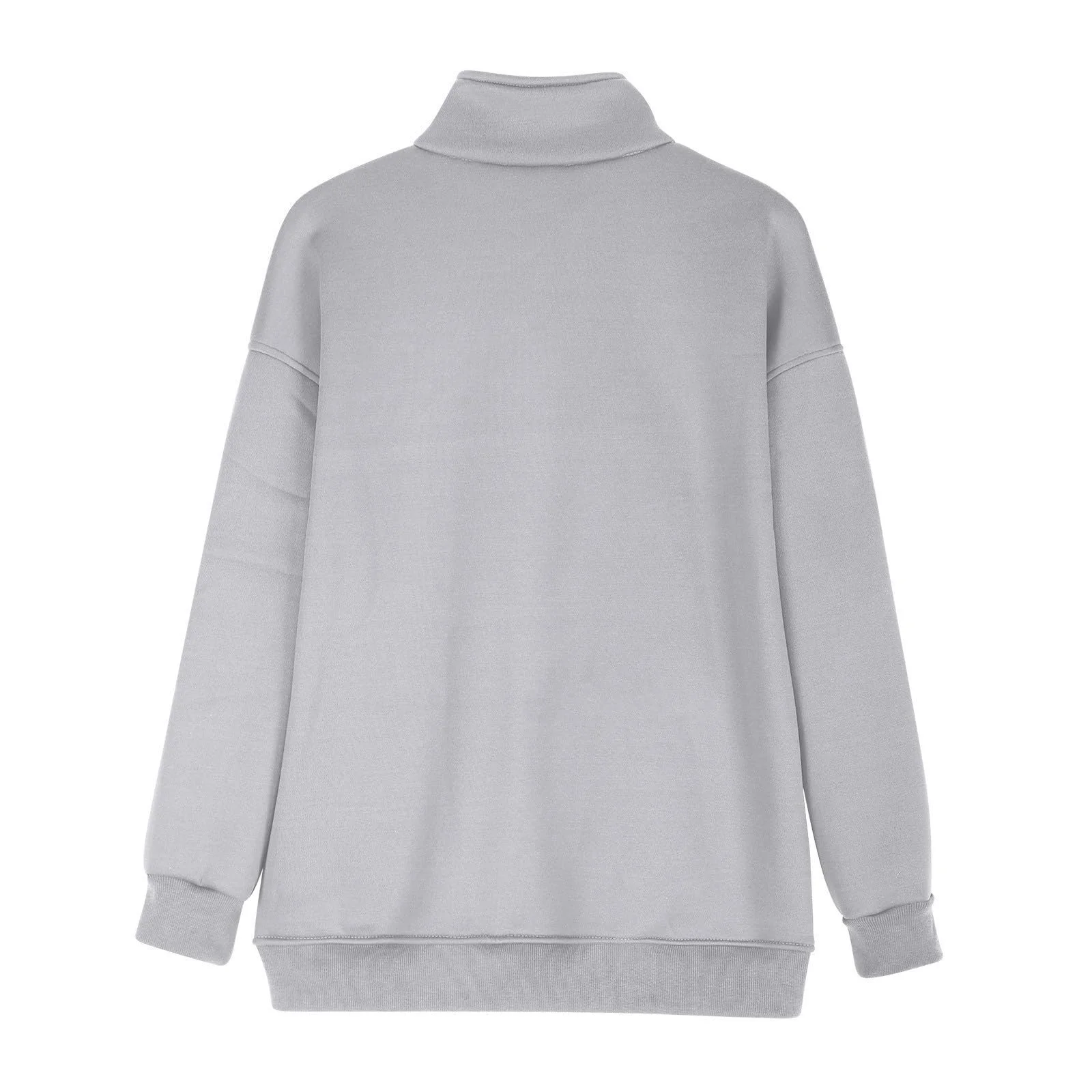 Женский Свитер Lässiger and solider Пуловер с молнией Воротник Y2K Осень, фото №5 Женский Свитер Lässiger and solider Пуловер с молнией Воротник Y2K Осень, фото №5