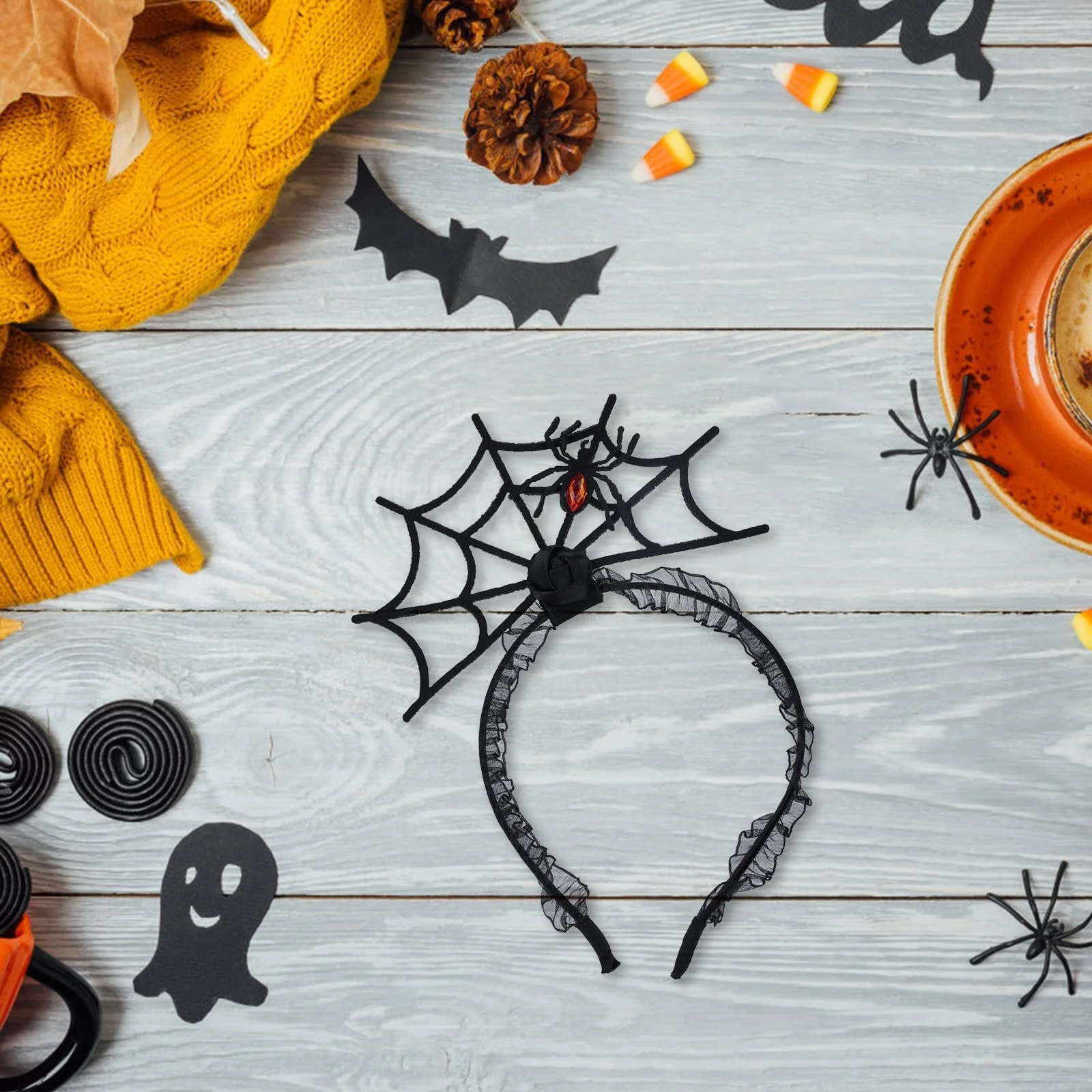 Обруч Паук на Хэллоуин 2шт, фото №5