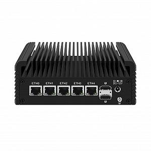 Міні-ПК HUNSN RJ38 Intel Alder Lake-N 12th Gen N100 5 x 2.5GbE I226-V 2 x HDMI DP TF Type-C Barebone - Фото 1