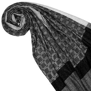 Шарф Lorenzo Cana 100% Кашемир 70 см x 200 см Белый Черный Кремовый synthetic.ua - Фото 1