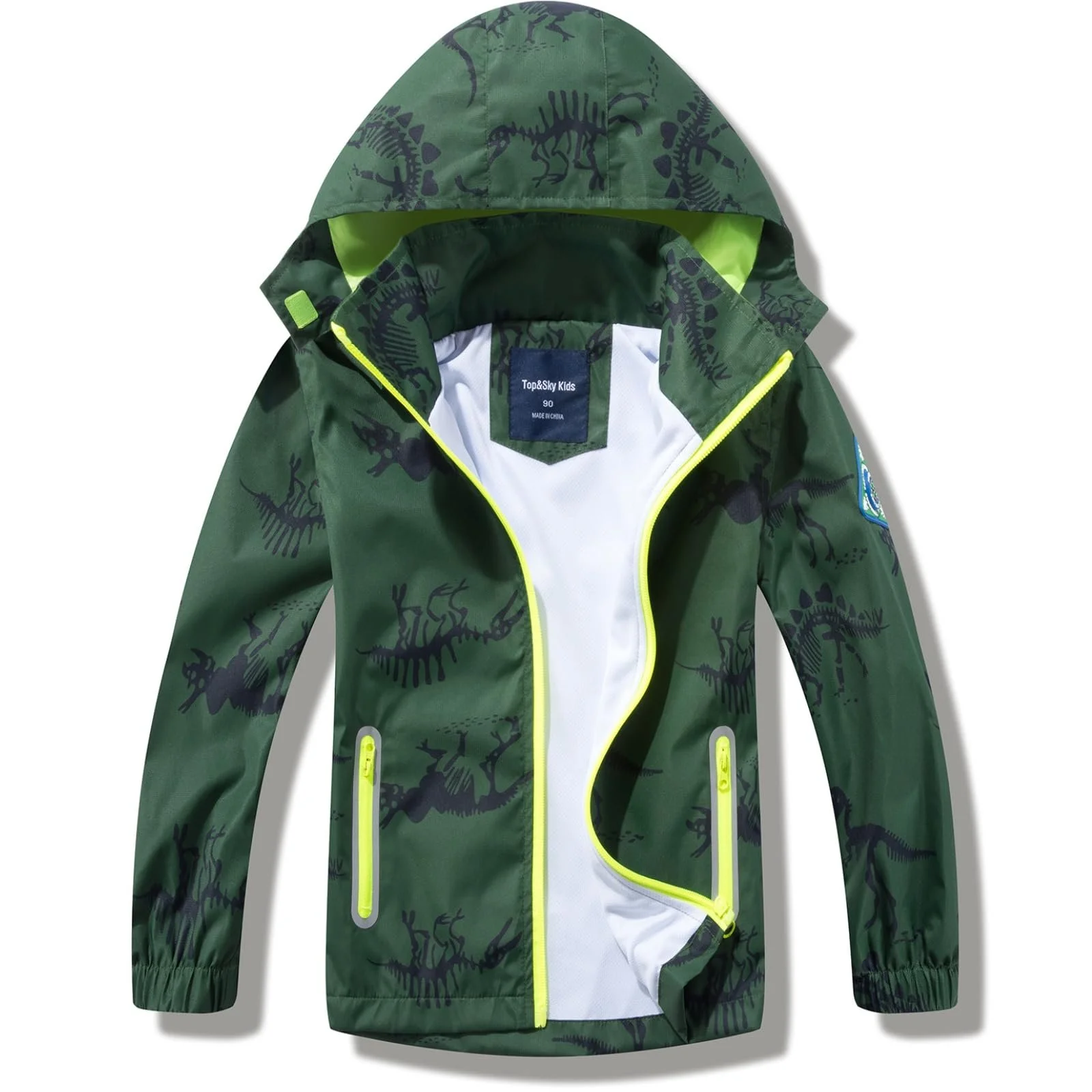 Дитяча дощова куртка HZXVic з капюшоном для активного відпочинку, фото №1