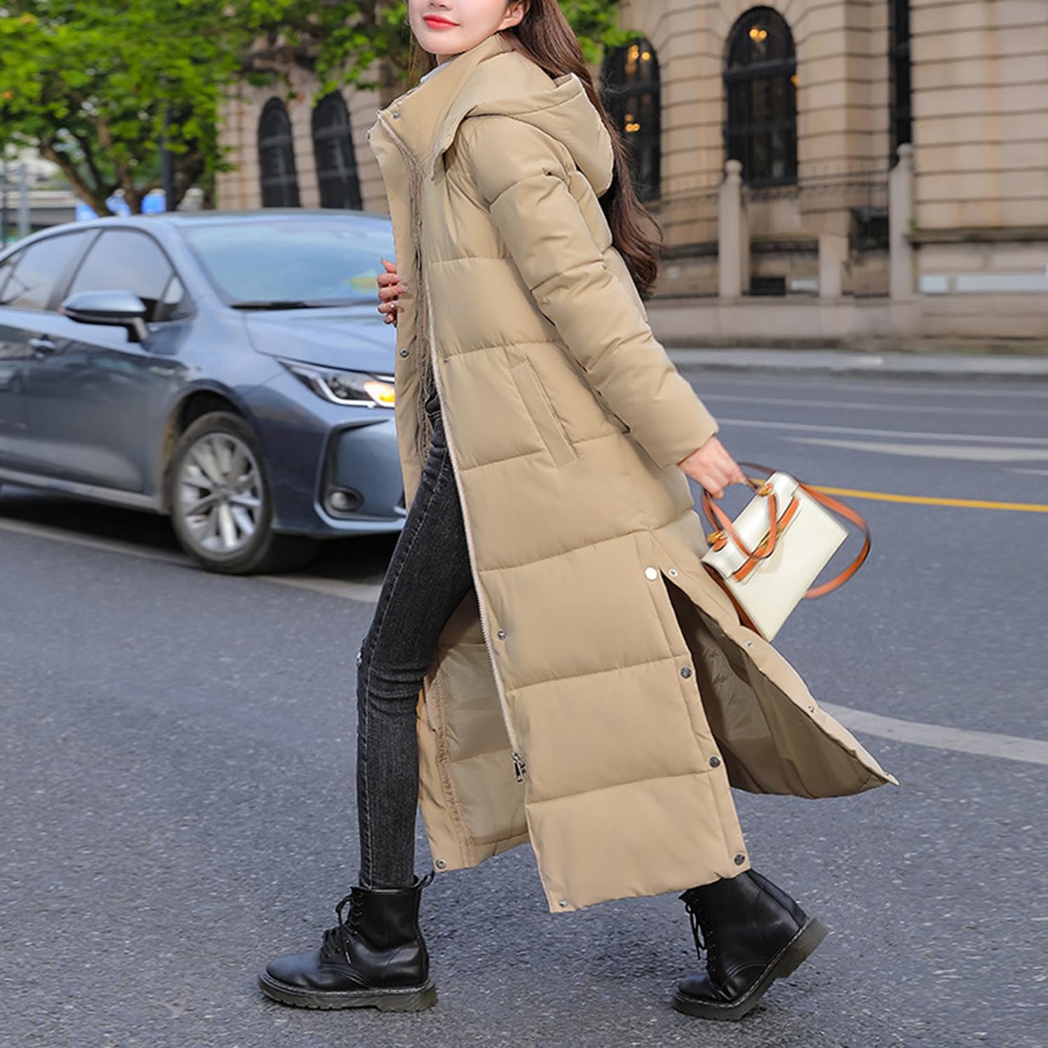 Пальто Petalum Женское Длинное С Капюшоном Зимнее, фото №3