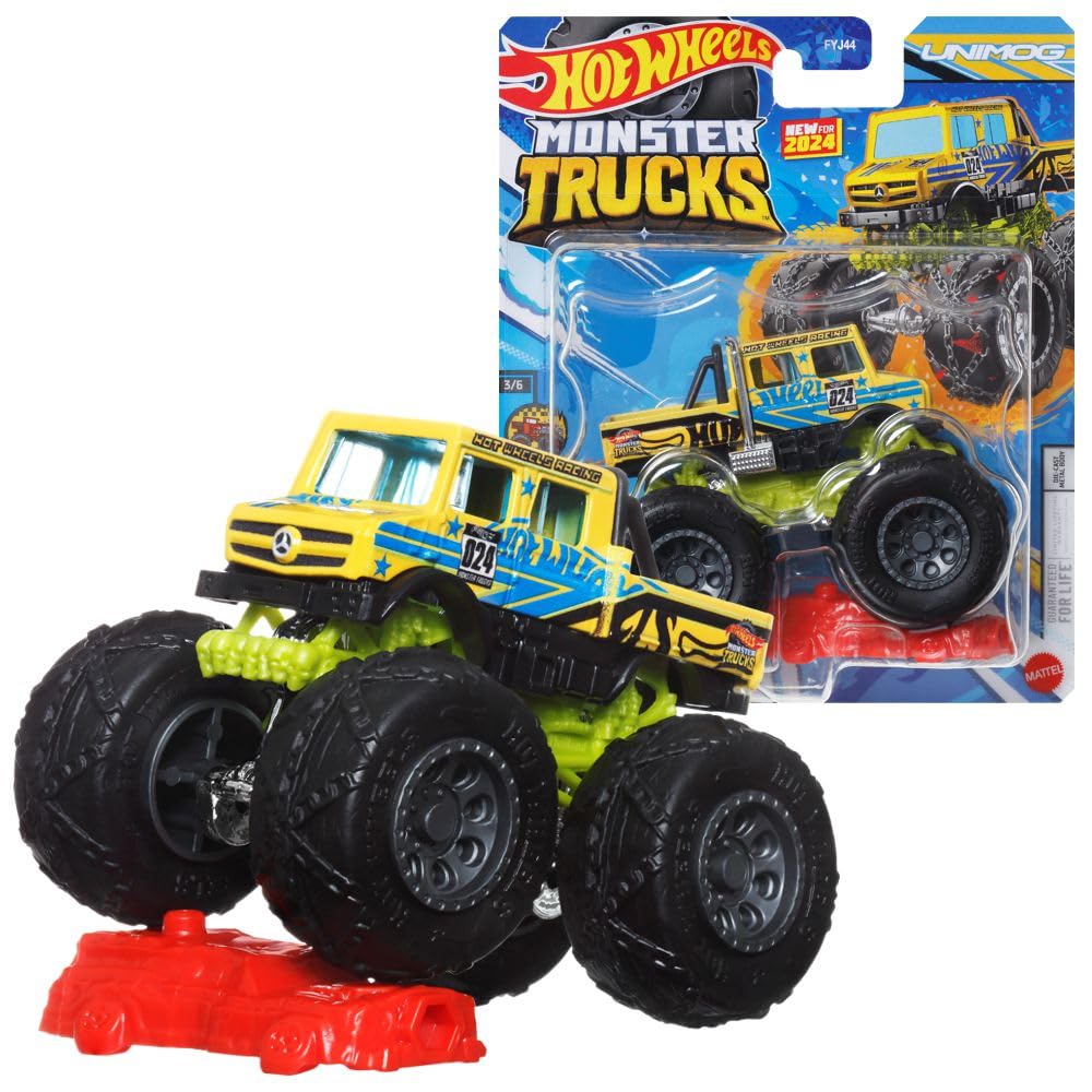 Машинка Mattel Hot Wheels Monster Trucks 1:64 Unimog, фото №1