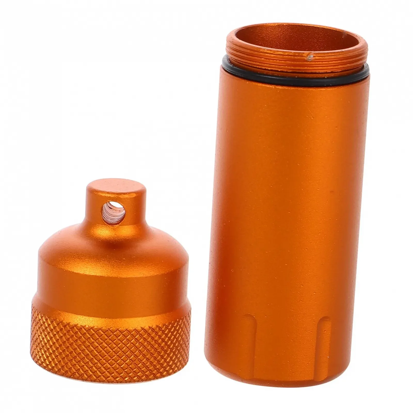 Контейнер для таблеток Sosoport, водонепроникний, тримач для ліків, дорожній, з алюмінієвого сплаву, кишеньковий футляр для таблеток для чоловіків, органайзер для ліків, фото №1