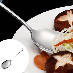 Набір з 2 сервірувальних ложок з нержавіючої сталі, великі сервірувальні synthetic.ua - Фото 1