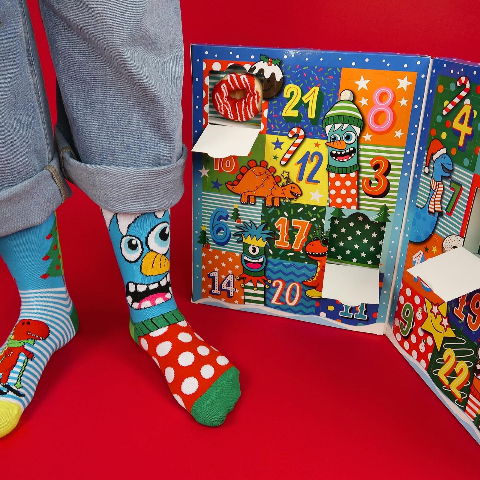 Носки Oddsocks Advent Calendar 24 30.5-38.5 - Stocking, фото №7