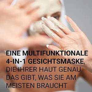 Маска для лица Swederm 4-в-1 Увлажняющая маска для лица с гиалуроновой кислотой Очищающая маска с зеленой глиной Уход за лицом для сухой и жирной кожи Увлажнение Очищение 100 мл synthetic.ua - Фото 1