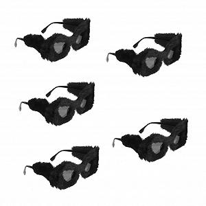 Сонцезахисні окуляри VALICLUD Плюшеві Вечірні Ретро Вінтажні Модні Фланель - Фото 1