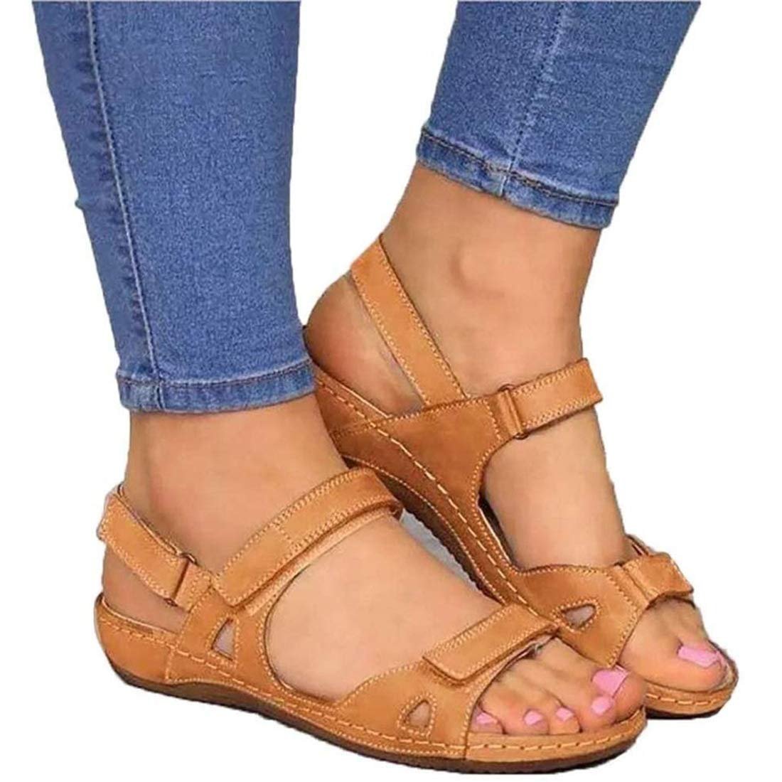 Сандали Женские Модные Плоские Премиум Комфорт Ортопедические, фото №1