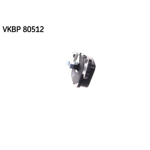 Комплект тормозных колодок дискового тормоза SKF VKBP 80512 передняя ось, фото №2