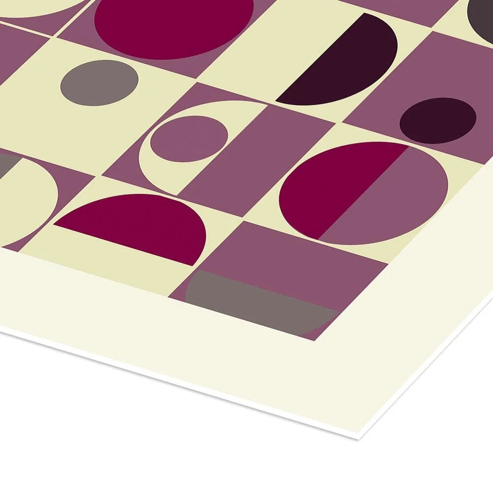 Постер Mandy Reinmuth Bauhaus Panton Mallow 50 x 70 см Фиолетовый, фото №3 Постер Mandy Reinmuth Bauhaus Panton Mallow 50 x 70 см Фиолетовый, фото №3