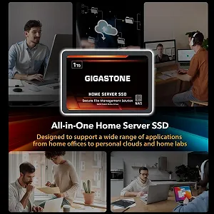 Внутрішній SSD Gigastone Home NAS 512 ГБ TLC 3D NAND 2.5" SATA III synthetic.ua - Фото 1