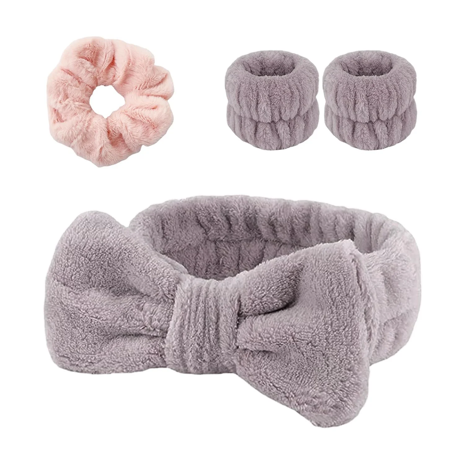 Пов'язка на голову вельветова коралова, фото №1 Пов'язка на голову вельветова коралова, фото №1