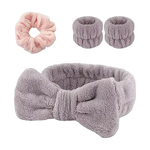 Повязка на голову вельветовая коралловая - Фото 1