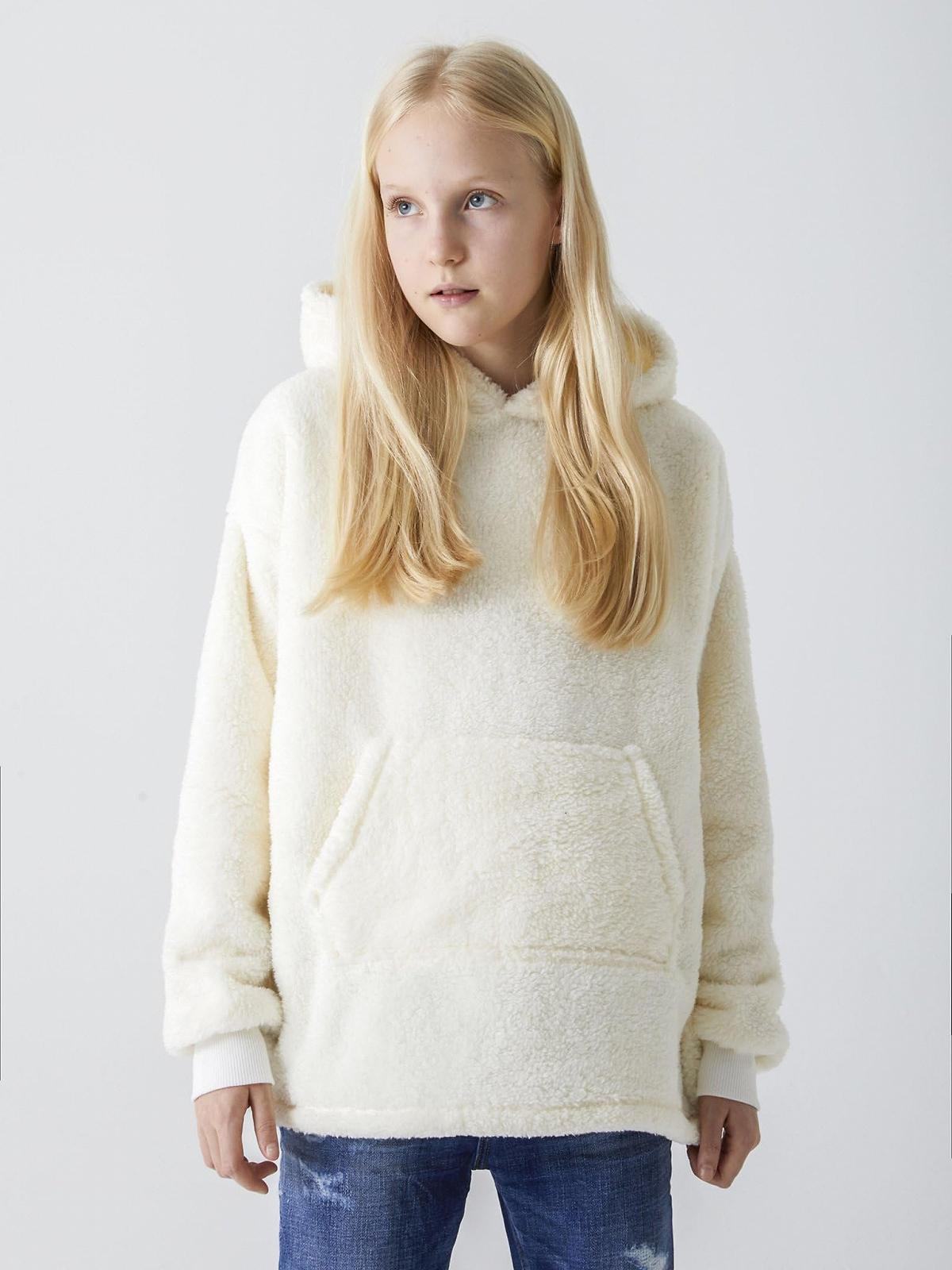 Толстовка LTB Jeans Toyaya для девочек, размер 128 см, белая, фото №3