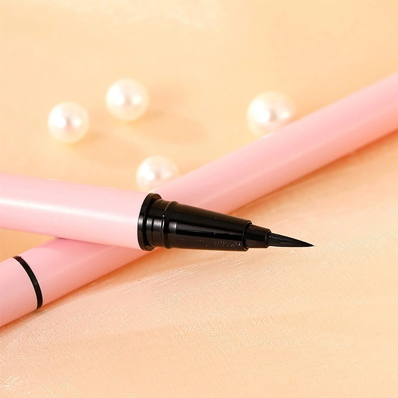 Рідка Підводка для очей Водостійка Чорний, фото №4