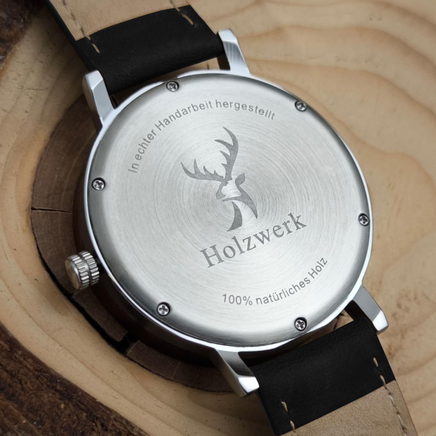 Годинник наручний жіночий/чоловічий Holzwerk Germany Дизайнерський ручної роботи Еко Натуральне дерево, фото №5