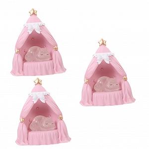 Светильник HOMSFOU 3Pack Night Light Cat Baby Resin - Фото 1