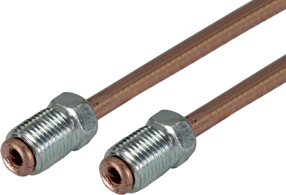 Трубка гальмівна унів мідна М10х1,0 L-0,4м. Walline япон WL 120, фото №1