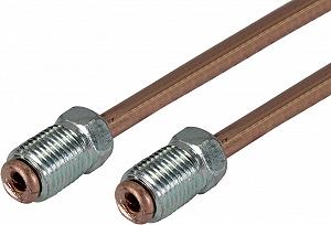 Трубка гальмівна унів мідна М10х1,0 L-0,4м. Walline япон WL 120 - Фото 1