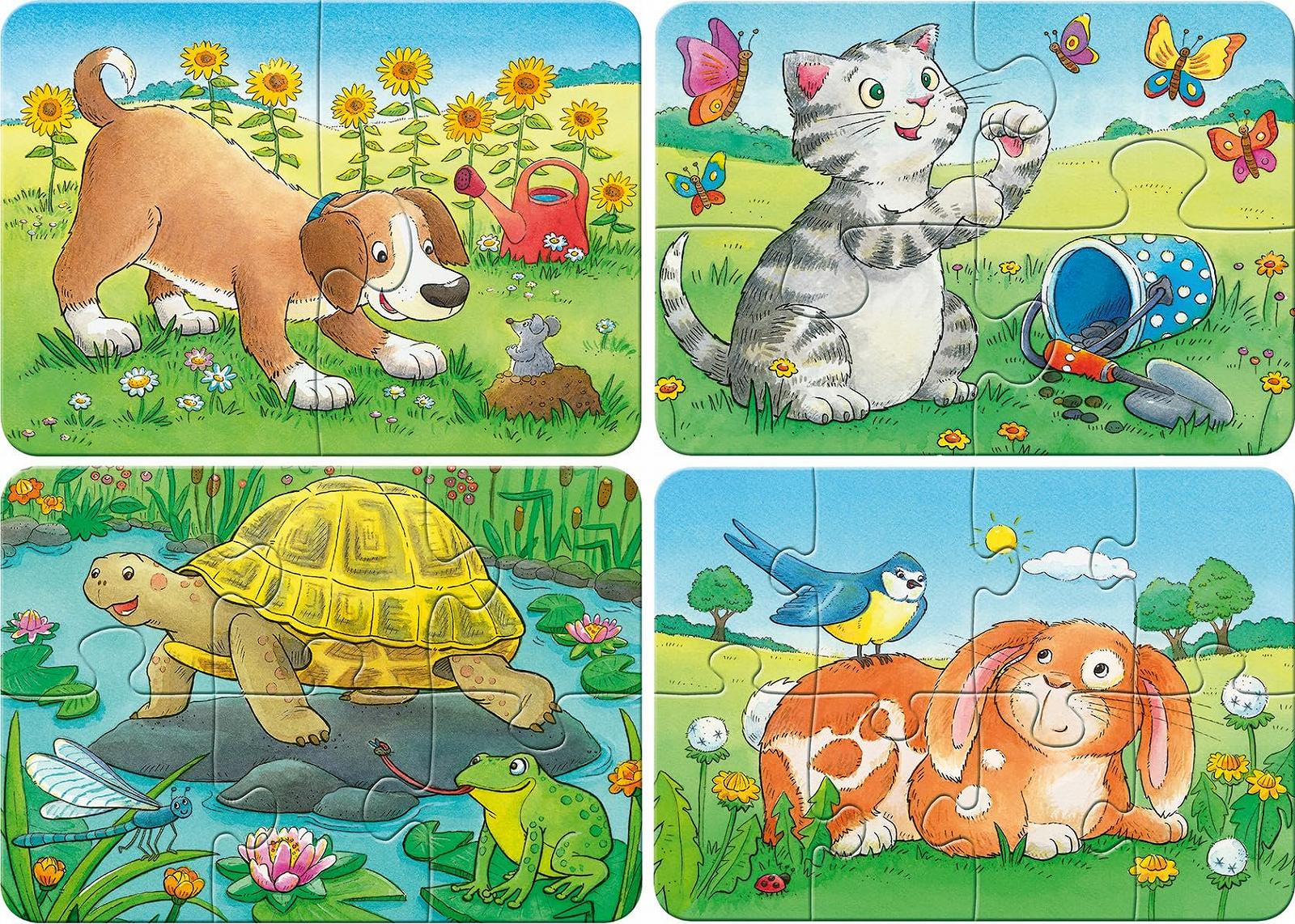 Пазл Ravensburger My First Puzzle Cute pets Сірий, фото №2