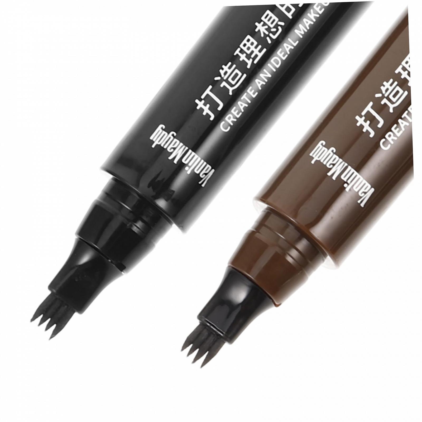 Карандаш для бровей HAPINARY Коричневый 4 шт., фото №6