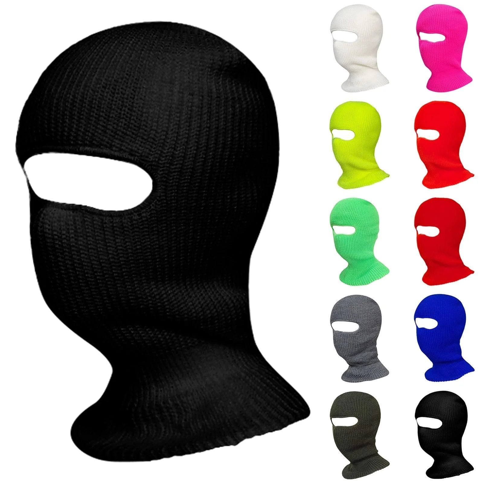 Зимняя лыжная шапка для катания зимой, теплая, с отверстием, вязаная, детская, фото №5 Зимняя лыжная шапка для катания зимой, теплая, с отверстием, вязаная, детская, фото №5