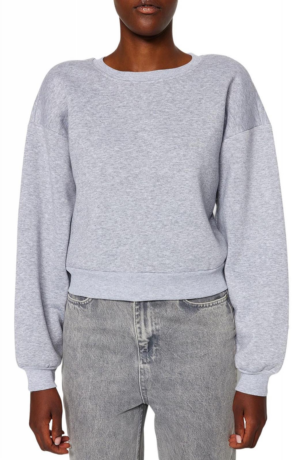 Женский свитшот TRENDYOL с вышивкой, длинный рукав, обычный, фото №4