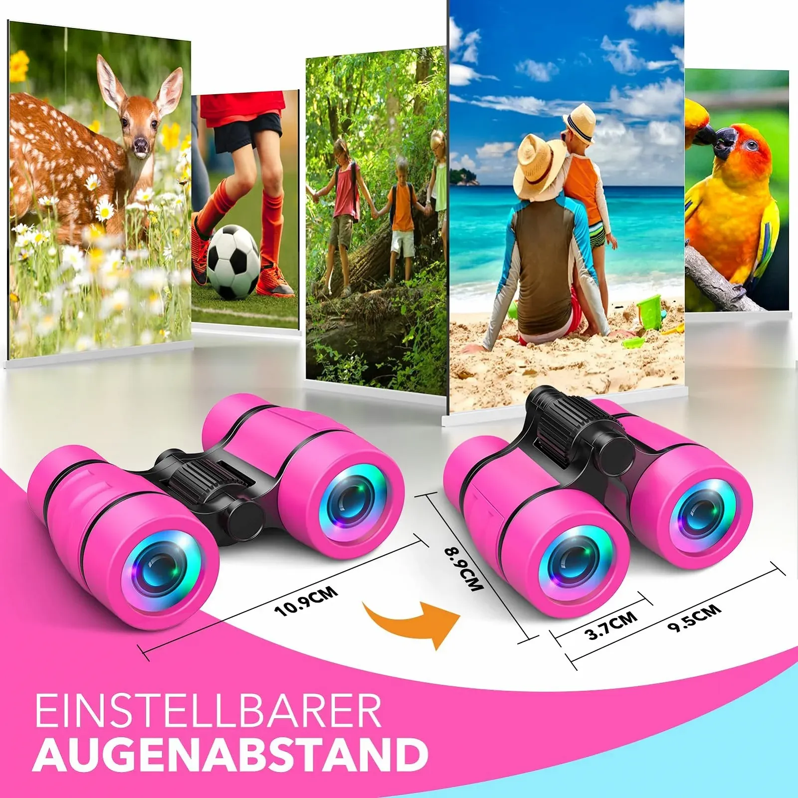 Дитячий бінокль HappyKidsClub 4 x 30, фото №6