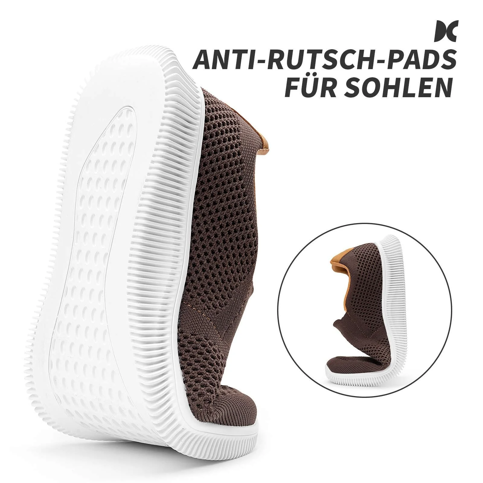 Мужские Слипоны MrToNo Кроссовки Повседневная Обувь для Ходьбы Легкие Лоферы Удобные Дышащие Спортивные Кроссовки для Бега Тренажерного Зала Фитнеса и Джоггинга, фото №3