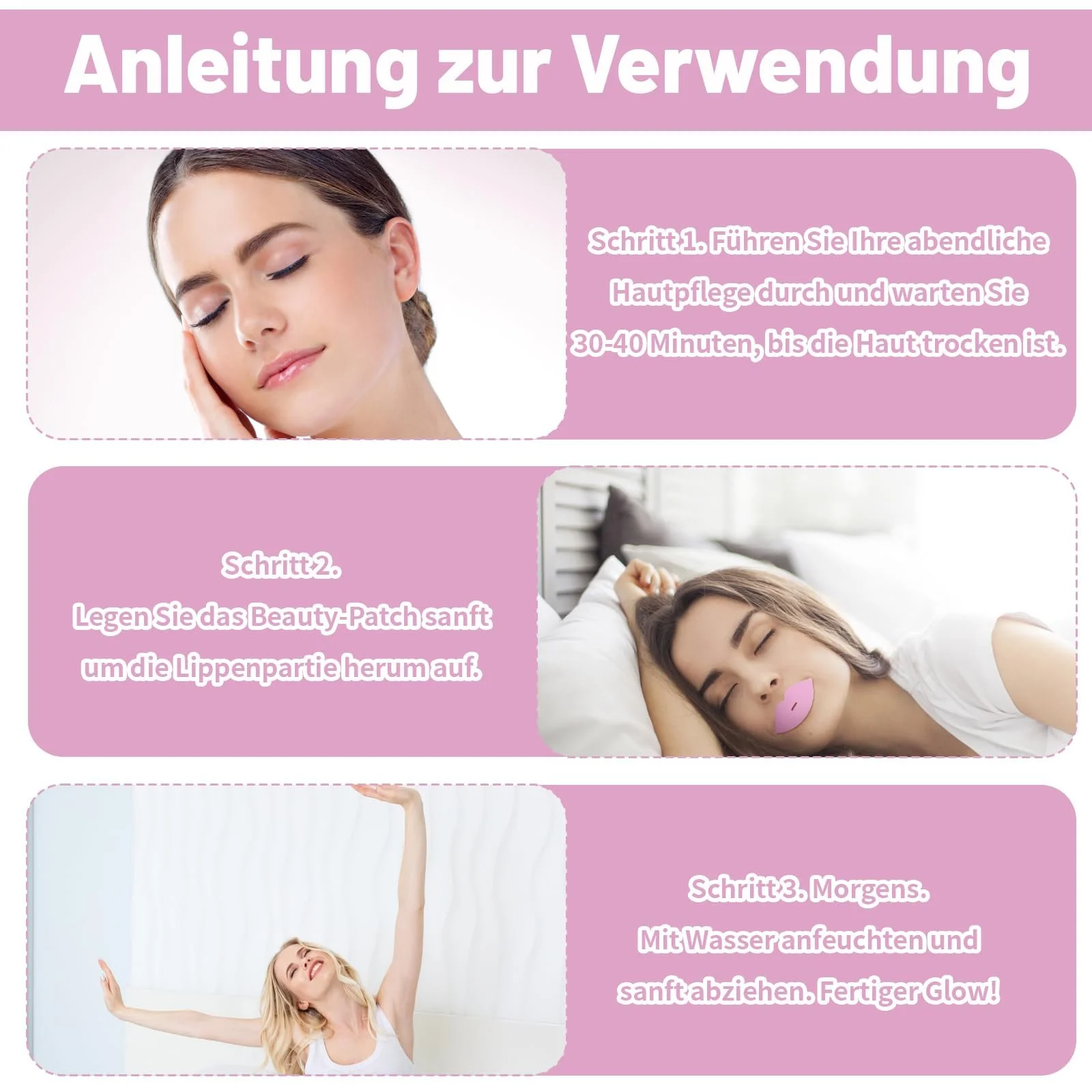 Пластирі для сну від хропіння, 30 штук, 8 x 4.5 см, фото №3