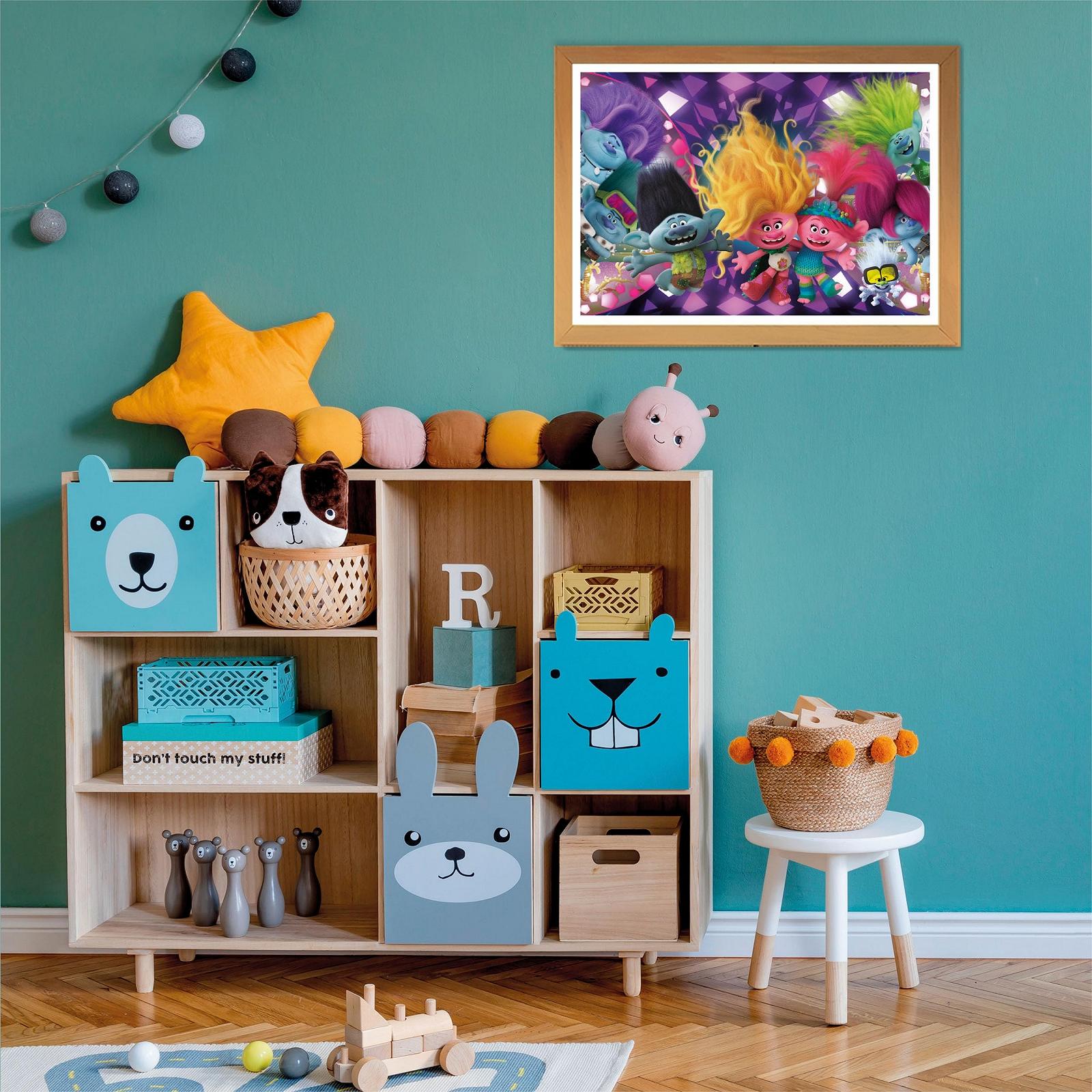 Пазл Clementoni Brilliant Puzzle 20191 Trolls 3 104 детали, фото №5