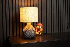 Настільна лампа Luxus Paris H 34 x Діаметр 20 E27 Кераміка Червоний synthetic.ua - Фото 1