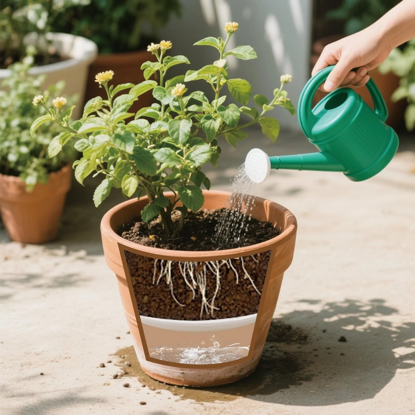 Вставки для квіткових горщиків 2 шт Круглі Білі 22 см та 26,5 см, фото №4 Вставки для квіткових горщиків 2 шт Круглі Білі 22 см та 26,5 см, фото №4