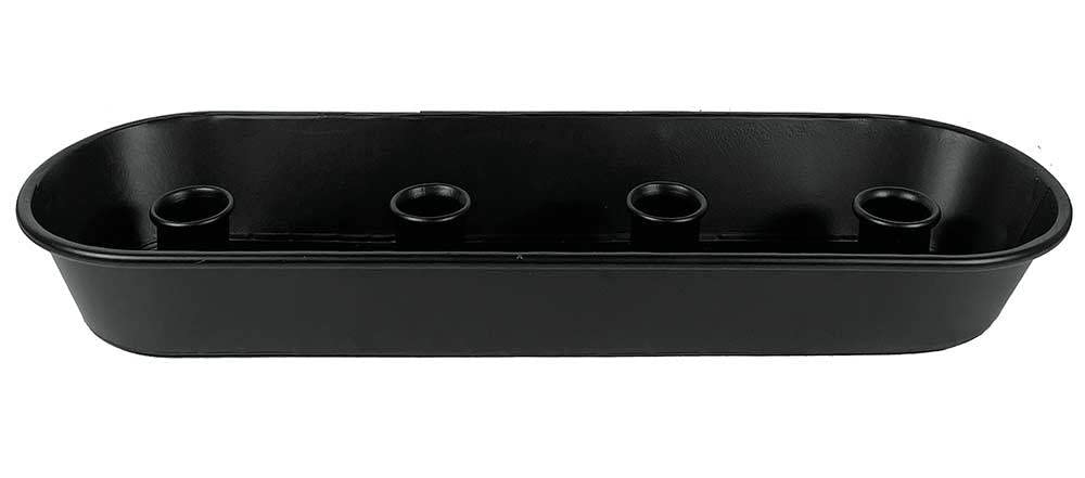 Поднос для свечей Advent Wreath металлический овальный черный 37 см, фото №7 Поднос для свечей Advent Wreath металлический овальный черный 37 см, фото №7